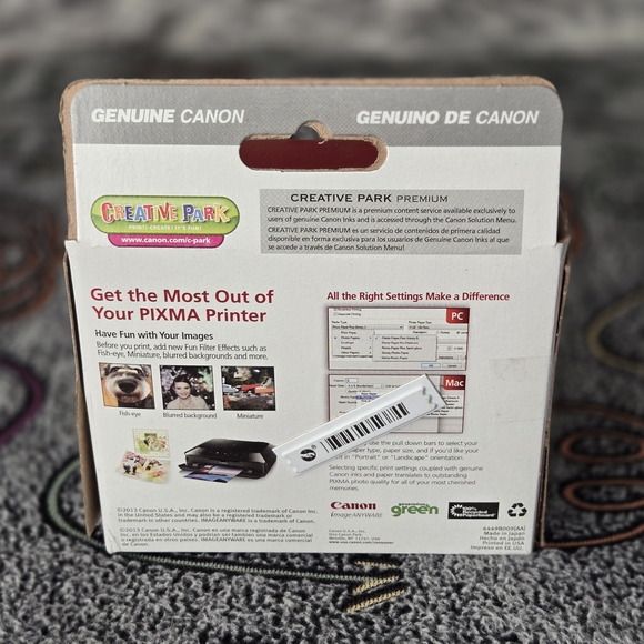 NEW Two Canon Creative Park Premium Printer Color Ink Tanks - One Missing - Picture 4 of 5